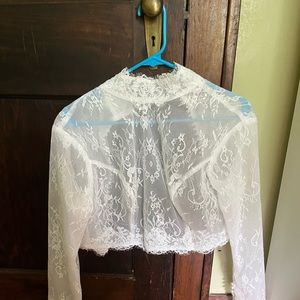 Lace Wedding Jacket Bolero